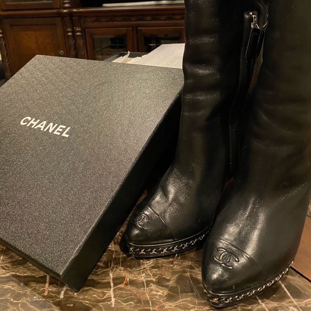 Authentic Chanel boots